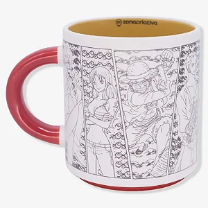 Caneca Grafite 500Ml - One Piece