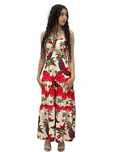 VESTIDO LONGO ESTAMPADO