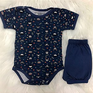 Conjunto de Body de Bebê Curto Wild