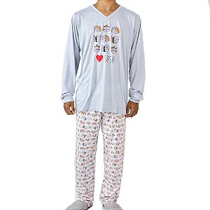 Pijama Masculino Sushi longo