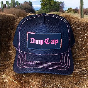 Boné Dom Cap Preto e Rosa