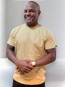 Camisa Dom Cap básica bege