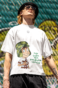 Camisa Dom Cap "Chaves - Ninguém tem paciência comigo!"