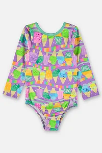 Maiô Infantil em Malha FPS+50 com Forro (Roxo) -Ref 45681 Up Baby