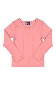 Blusa Feminina Com Proteção Solar Rosa Neon Quimby Ref 28831