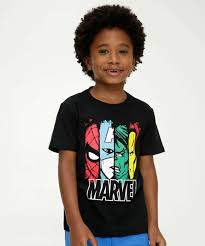 Camiseta Infantil Manga Curta Heróis Marvel - Marvel Herois