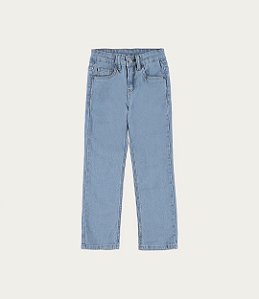 Calça Masculina Infantil Slim em Malha Denim Malwee -Jeans Claro REF99858