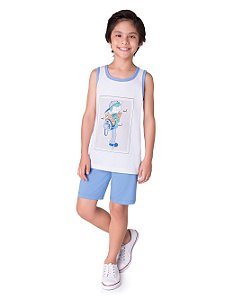 Pijama Masculina Infantil Veggi REf 0541