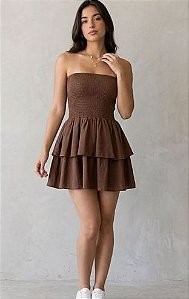 Vestido Curto Feminino Juvenil - Tomara Que Caia - Com Latex - Veraõ