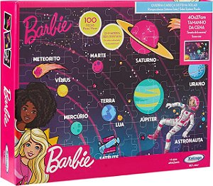 Quebra Cabeça Sistema Solar Barbie