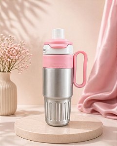 Copo Térmico Garrafa - Com Tampa - 780 ML