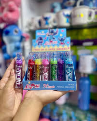 Lip Oil Gloss Com Gliter Miundo -Stithc Cores