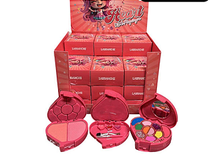 Kit Estojo De Maquiagem Infantil - Labranche - Vermelho