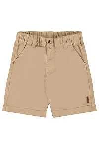 Bermuda Infantil para Menino em Sarja Moletom (Bege) - Ref 45672 Up Baby