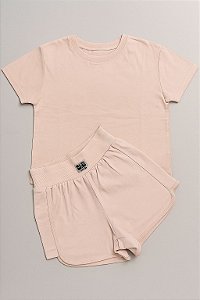 Conjunto Curto Juvenil Menina Comfy Rosé - Elian Beats - Ref 271687