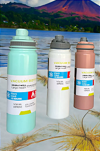 Garrafa Térmica 800ml - Quente & Frio Com Isolamento Térmico - De Grande Capacidade