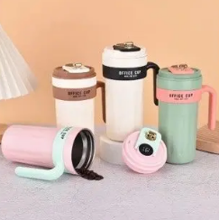 Copo Termômetro - com Alça e Office Cup 650ml Cold Hot