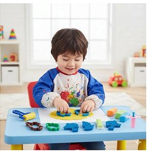 Cartelado de Massinhas - Kit Massinha De Modelar - +5 Ferramentas