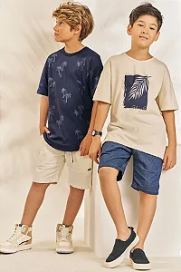 Conjunto de Camiseta em Piquet com Elastano e Bermuda em Sarja Melange C Elast. Super Power - Ref 75727 - Johnny Fox