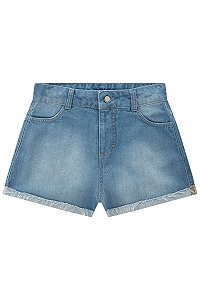 Shorts Infantil Mom em Jeans Arkansas VicVicky REF60287