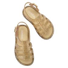 Mini Melissa Flox Baby Dourada - Ref 31675