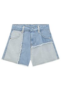 Short Feminino Infantil em Jeans Arkansas VicVick REF61366