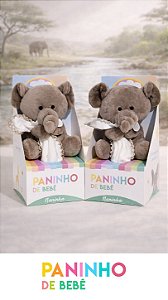 Naninha Com Bichinho de Pelucia e Prendedor de Chupeta- Unissex Infantil - Paninho de Bebê