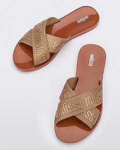 Melissa M-Lover Slide- Nude/Ouro REF35740