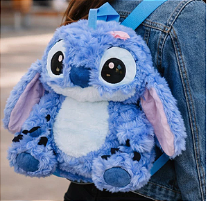 Mochila Pelúcia - Lilo & Stitch - Disney - Passeio