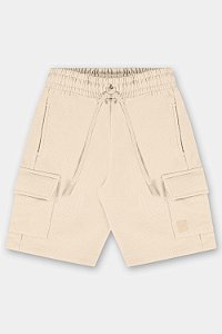 Bermuda Infantil para Meninos em Moletom Linho (Bege) - Ref 45390 Up Baby