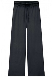 Calça Vic.Vicky Wide Leg Preto Telinha Ref - 75757
