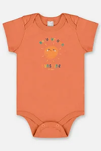 Body Manga Curta para Bebê Menino em Suedine - Ref 45661 Up Baby