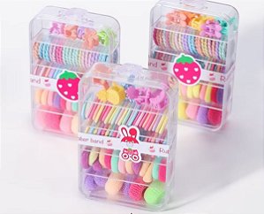 Kit De Laços e Clipes Para Cabelo