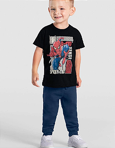 Brandili - Camiseta Infantil Menino Herois Avengers
