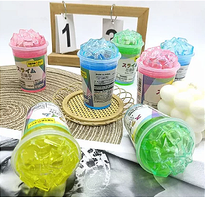 Slime Estalinhos que Faz Barulho - Geleca Gelada - Effeto Summer - Divertido - Gel Ice