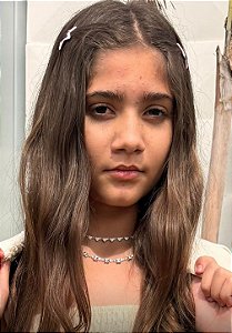 Colar Choker - Folheado E Banhada A Prata 925