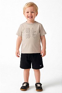 Conjunto Masculino Infantil - Camiseta e Bermuda - Coloritta - Ref 72308