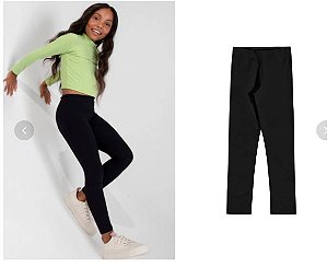 Calça Legging Cotton Infantil Básica Cores - Elian - Ref 50005