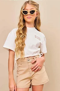 Blusa Cropped Over em Meia Malha - Ref 77171 - Lilimoon