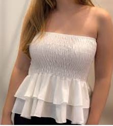Blusa Balone Bata Latex Babado - Feminino Juvenil - Tomara Que Caia