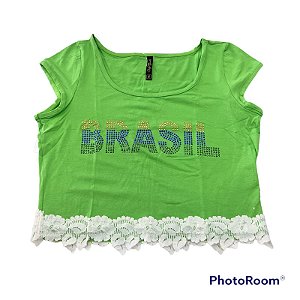 Camiseta Adulto Brasil Verde