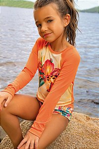 Biquini 3 Peças Com Blusa Proteção Infanti 48991