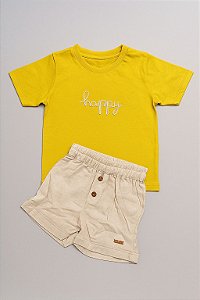 Conjunto Bebê Menino Curto Com Bordado - Colorittá - Ref 70155
