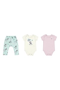 Kit Feminino Bebe 2 Body e 1 Calça - Ref 211539 - Elian