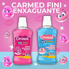 Enxaguante Bucal Sem Álcool Carmed Fini Com Flúor 250ml