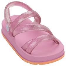 Sandália Papete Infantil Menina Zaxy Glitter Baby - Rosa - Ref 18963