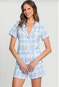 Pijama Manga Curta Americano Feminino Juvenil - Mensageiro dos Sonhos