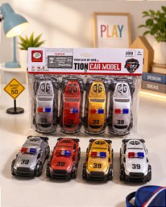 Carros de Brinquedos - Tamanho Médio - Com 4 Cores