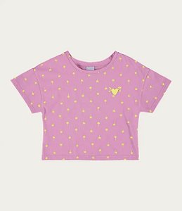 Blusa Feminina Infantil Top Cropped em Cotton VicVicky -Off e Vermelho  REF60108 - Mania de Marias Loja Infantil