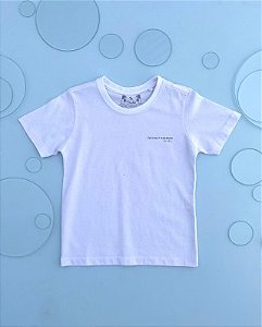 Camiseta Masculina Infantil Manga Curta Dudes -Branca REF19140